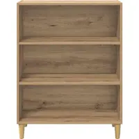 vidaXL Dressoir Artisan Eiken 69,5 x 32,5 x 90 cm Bewerkt hout