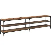 vidaXL TV Kast Oud Hout 200 x 30 x 50 cm Geengineerd Hout en IJzer