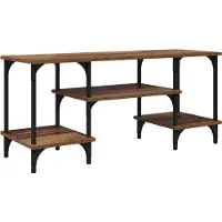 vidaXL TV Kast Oud Hout 102 x 35 x 45,5 cm Geengineerd Hout en IJzer