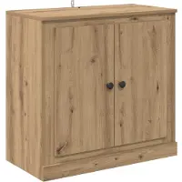 vidaXL Dressoir 70 x 35,5 x 67,5 cm Artisan Eiken Bewerkt hout