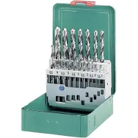 Heller 21962 4 HSS Metaal-spiraalboorset 19-delig 1 mm, 1.5 mm, 2 mm, 2.5 mm, 3 mm, 3.5 mm, 4 mm, 4.5 mm, 5 mm, 5.5 mm, 6 mm, 6.5 mm, 7 mm, 8 mm, 8.5 mm, 9 mm,