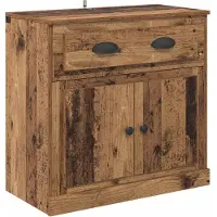 vidaXL Highboard Oud Hout 70 x 35,5 x 67,5 cm Bewerkt hout