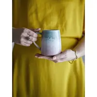 Creative Collection Winnie mokken roze/groen set van 4 stuks
