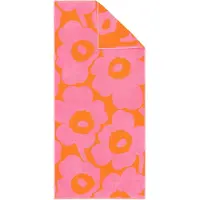 Marimekko Unikko badhanddoek 70x150 cm Orange-pink