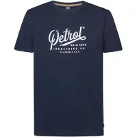 Petrol Industries Shirt 'Huracán' blauw / wit