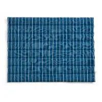 HAY Outdoor Market Sofa Cushion With Beige Stripe - Kussens Gerecycled Polyester Blue - AE976-E865