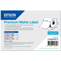 Epson C33S045417 premium matte doorlopende labelrol 51mm x 35m (origineel)