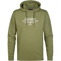 Petrol Industries Sweatshirt olijfgroen / wit