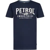 Petrol Industries Shirt 'Vizcaíno' navy / wit