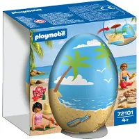 Playmobil Speel-ei strandvakantie strand speelgoed verrassingsei 72101.