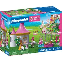 Playmobil | Princess | Maskerbal in het Paviljoen | 3 figuren met paviljoen en buffet | Stimuleert creativiteit | Prinsessenspeelgoed voor kinderen vanaf 4 jaar | 72052