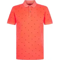 Petrol Industries Shirt 'OlaVerde' donkerlila / koraal