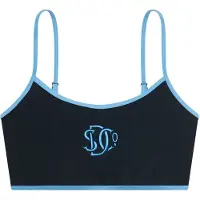 Superdry Contrast Bralette Bikinitop Blauw Grootte: 44