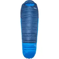 Rab - Trekking slaapzakken - Ascent 0C / 32F Tempest Blue/Maya Blue voor Unisex - Maat Links - Blauw