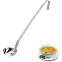 Westmark soeplepel Pro – Kleine roestvrijstalen soeplepel voor de professionele keuken – Soeplepel voor sauzen, dressings en dergelijke – Zilver, Ø 6 cm, 50 ml