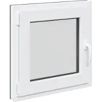 vidaXL Kleur binnenkant kelderraam Wit RISOR 60 x 60 cm