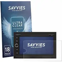 Savvies - Screenprotector voor Blaupunkt Vienna 700 DAB - Folie Beschermfolie transparant 18 Stuks