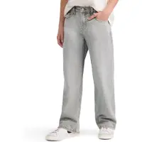 Levi's Kids Kids 578 Baggy Jeans Grijs Jongens Stretchdenim Effen - maat 140