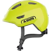 ABUS Fietshelm SMILEY 3.0 shiny yellow S - 45-50 cm - geel - Geschikt voor gebruik op kinderfietsen - 220 g