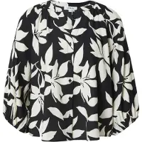 s.Oliver Blouse zwart / wit