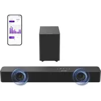 Ultimea Poseidon R3T 2.1-kanaals soundbar met draadloze subwoofer, app-bediening, soundbar voor Smart TV, Bluetooth 6.0, HDMI, optisch
