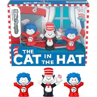 Fisher-Price Little People verzamelset Cat in the Hat speelgoedfiguren.
