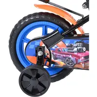 Volare Hot Wheels Kinderfiets - Jongens - Mag Wheels - 12 inch - Zwart