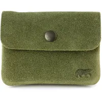 Bear design Etui Portemonnee Pietje Suède Moss Green