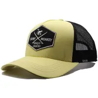 Surf Monkey Sportpet lichtgeel