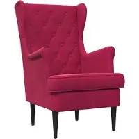 vidaXL Fauteuil Wijnrood Fluweel