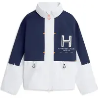 Tommy Hilfiger Tussenjas 'Regatta' marine / donkeroranje / wit