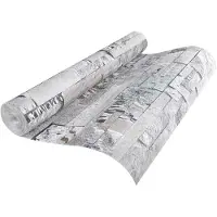vidaXL 3D Steen Behang Grijs 10 x 0,53 m Non-Woven Stof