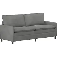 vidaXL Bank Donkergrijs 196 x 81 x 87,5 cm Fluweel