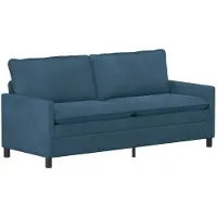 vidaXL Bank Blauw 196 x 81 x 87,5 cm Fluweel