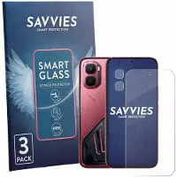 Savvies 3 Stuks Screenprotector - geschikt voor Infinix GT 50 Pro (Voor+Camera) - beschermfolie glas transparant