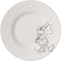 Villeroy & Boch Ontbijt-/ Dessertbord Manufacture Rock Mickey Mouse Blanc Ø21,7 cm (Set van 6)