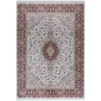 Muratap Star klassiek oosters vloerkleed wasbaar anti slip rood- 140x200 cm
