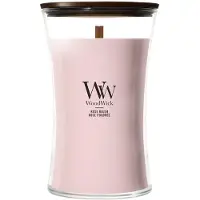 Woodwick Rose Blush Large Geurkaars