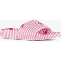 Scapino Roze meisjes badslippers met witte strepen maat 35