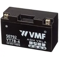 VMF PowerSport AGM 50792 / YT7B-BS / 507901012 accu (12V, 6Ah, 110A)