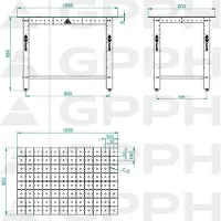 Kippers Rijssen Lastafel - Montagetafel DIY 8mm – 1200x800mm
