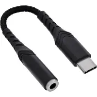 InLine USB-C audio-adapter naar 3,5 mm aansluiting, DAC, 15 cm