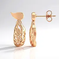Cavill - Zilveren Oorbellen Met Filigraan Design - 925 Sterling Zilver Roségoud Verguld - Moderne, Lichte Ear Studs Voor Dagelijks Gebruik