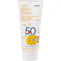 Korres Yoghurt Comfort zonnebrandemulsie voor kinderen SPF 50 Zonnebrandcrème 200 ml