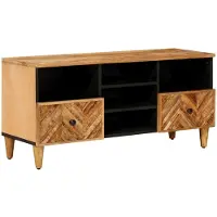 vidaXL Opbergkasten Bruin 100 x 33,5 x 46 cm Massief Mango Hout
