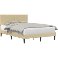 vidaXL Bedframe Lichtgroen Grijs 120 x 200 cm Corduroy stof