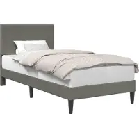 vidaXL Bedframe Lichtgrijs 80 x 200 cm Corduroy stof