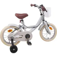 vidaXL Kinderfiets 12 Inch voor 2-4 jaar oud Lichtgrijs