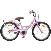 vidaXL Kinderfiets 18 Inch voor 5-7 jaar oud Licht Roze