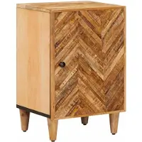 vidaXL Badkamerkast Bruin 38 x 33,5 x 58 cm Massief Mango Hout